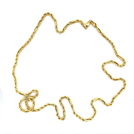 14KY Rope Necklace 7.94g 22"
