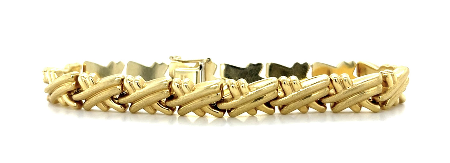 14KY Italian Bracelet 11.06g 7.25"
