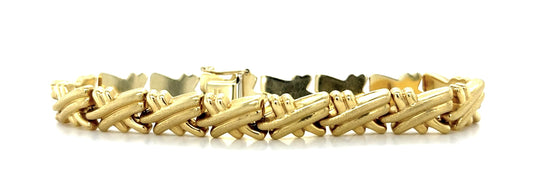 14KY Italian Bracelet 11.06g 7.25"
