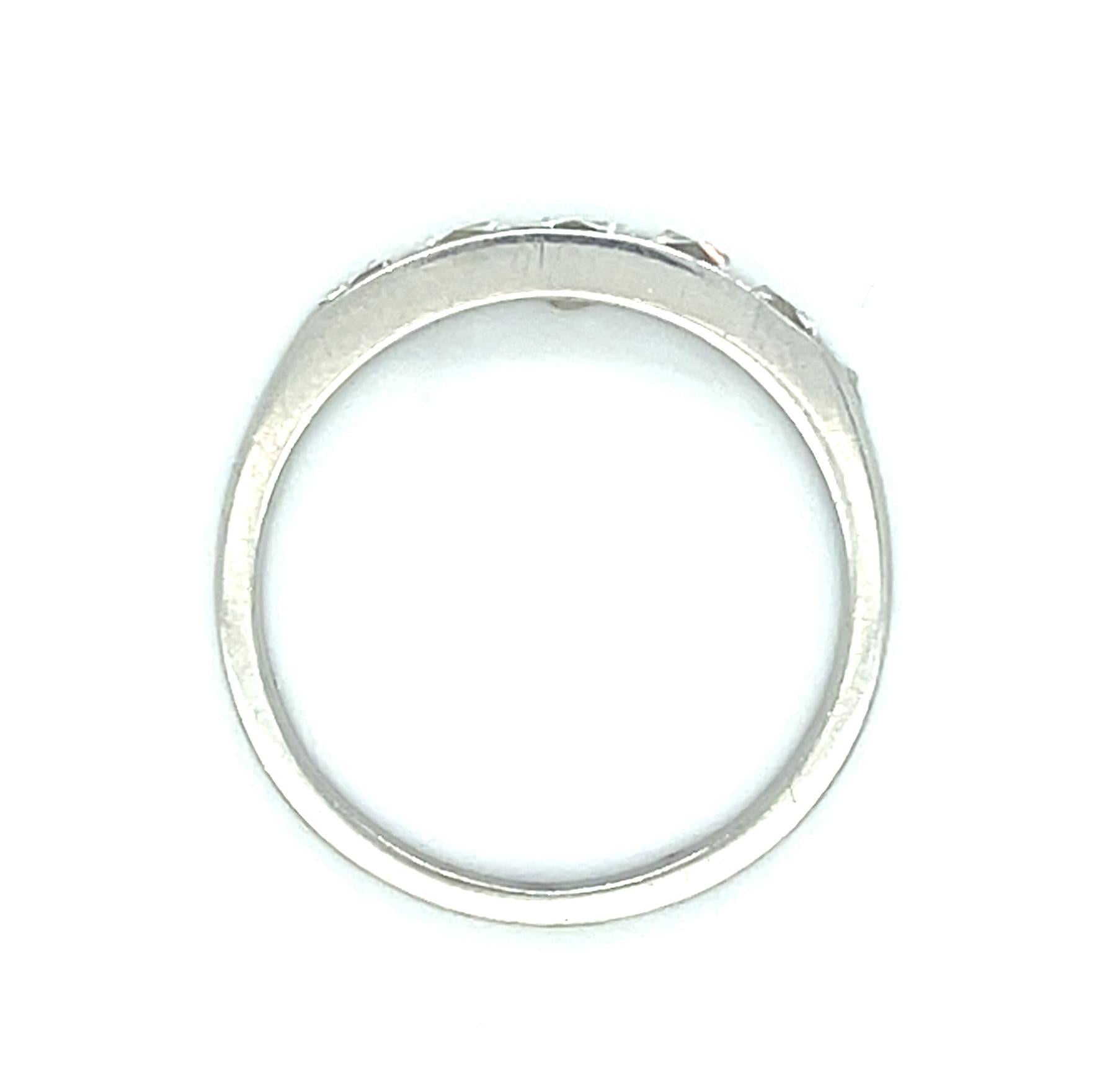 1.20ct Antique French-cut Diamond Platinum Ring
