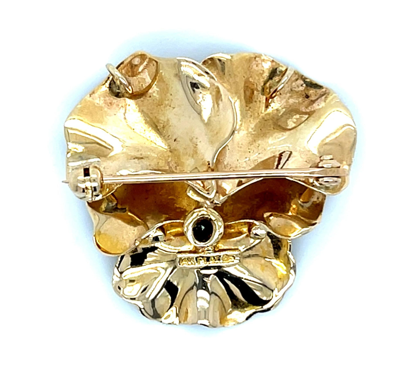Art Nouveau Original .12ct Diamond 14KY Brooch (Antique 1900s)