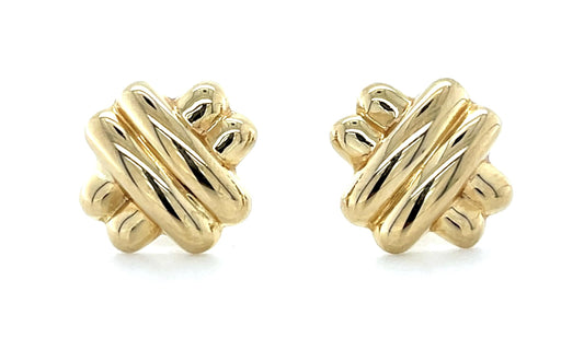 XO 14KY Stud Earrings 1.80g