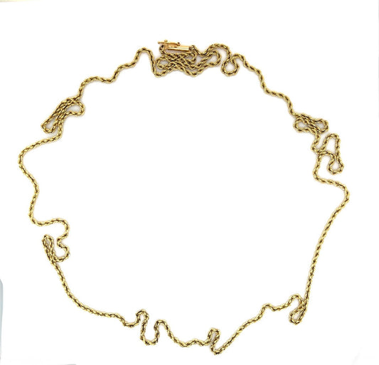 14KY Chain Necklace 9.80g 30"