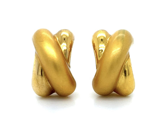 10KY Gold Stud Earrings 2.50g .50"
