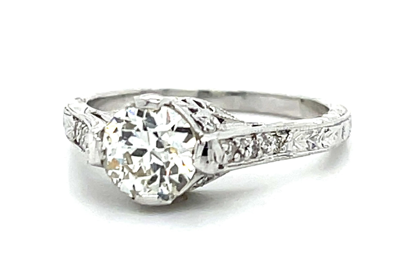 .99ct (K SI1) European Diamond Platinum Ring
