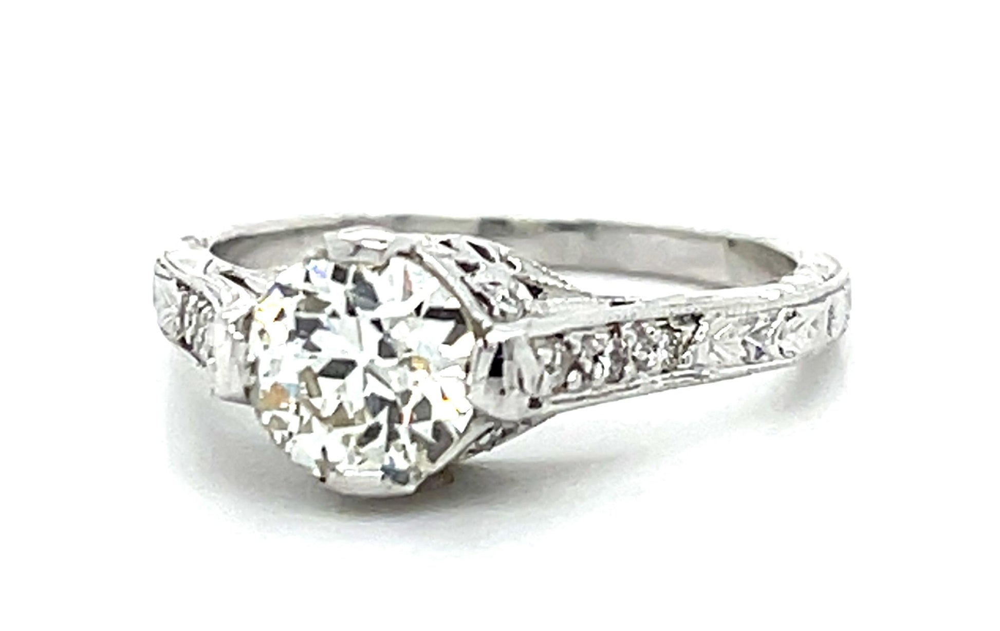 .99ct (K SI1) European Diamond Platinum Ring