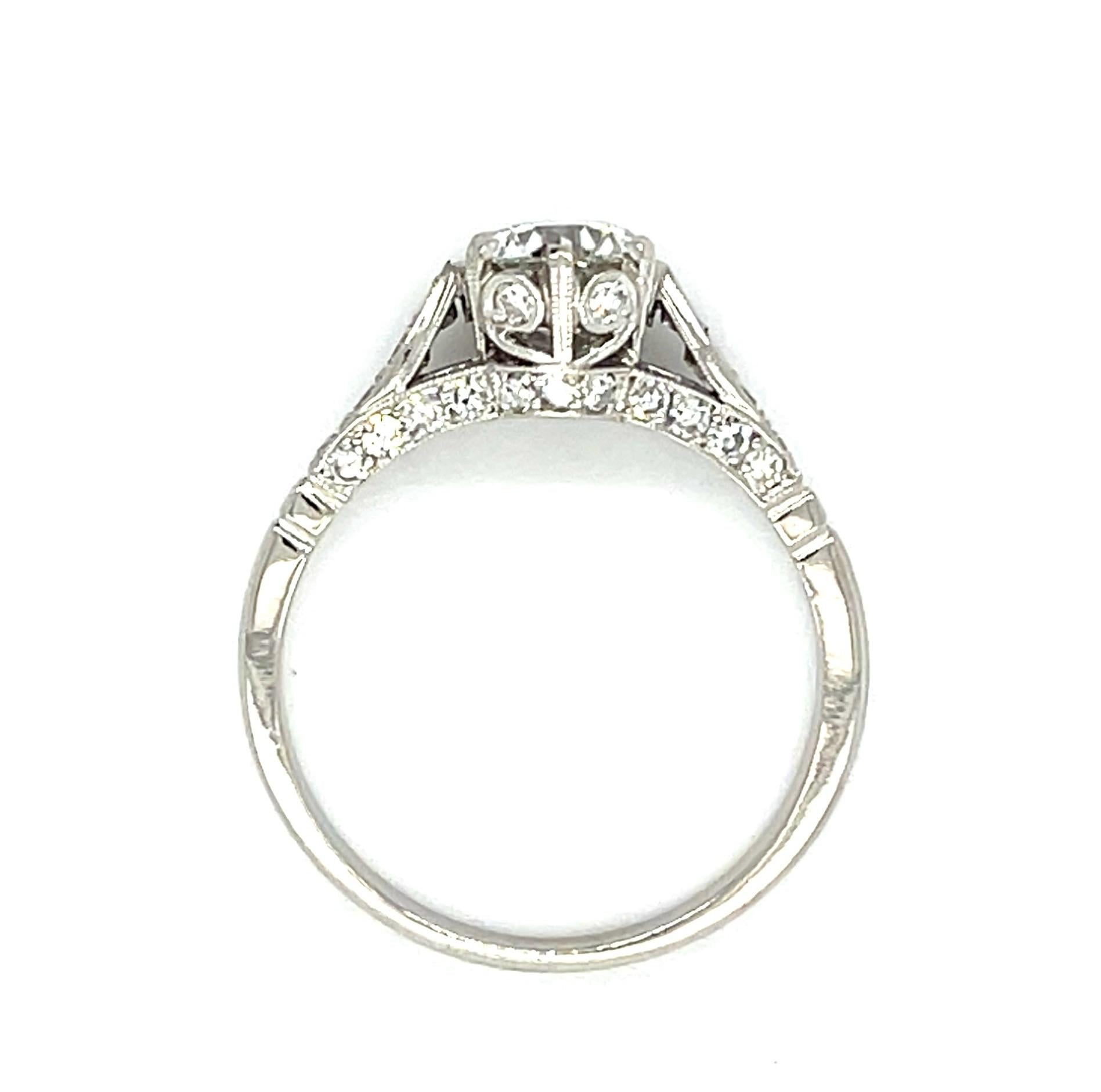 .68ct (G SI1) European Diamond Platinum Ring