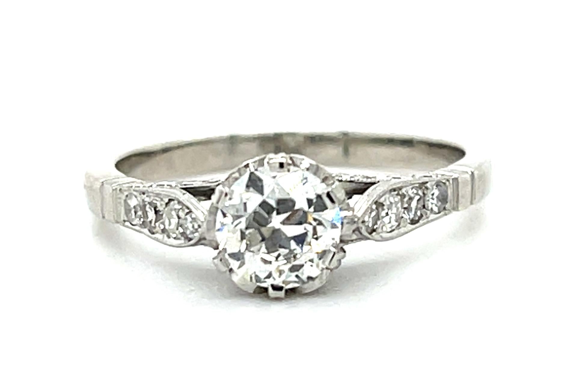 .68ct (G SI1) European Diamond Platinum Ring