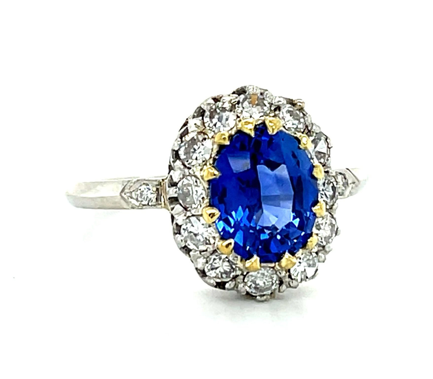 1.70ct Sapphire Platinum Ring