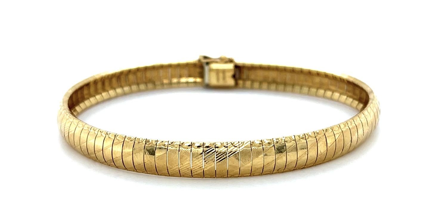 Italian 14KY Bracelet 14.60g 7"