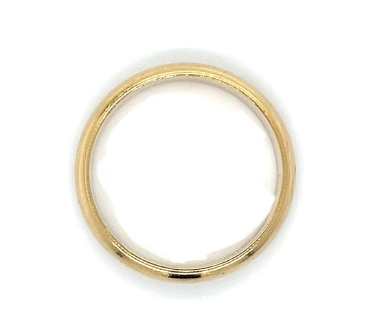 14KY Gold Mens Band Ring 5.12g 10 Size