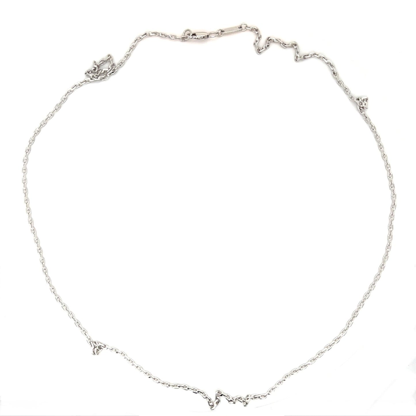 Platinum Chain Necklace 9.10g 22"