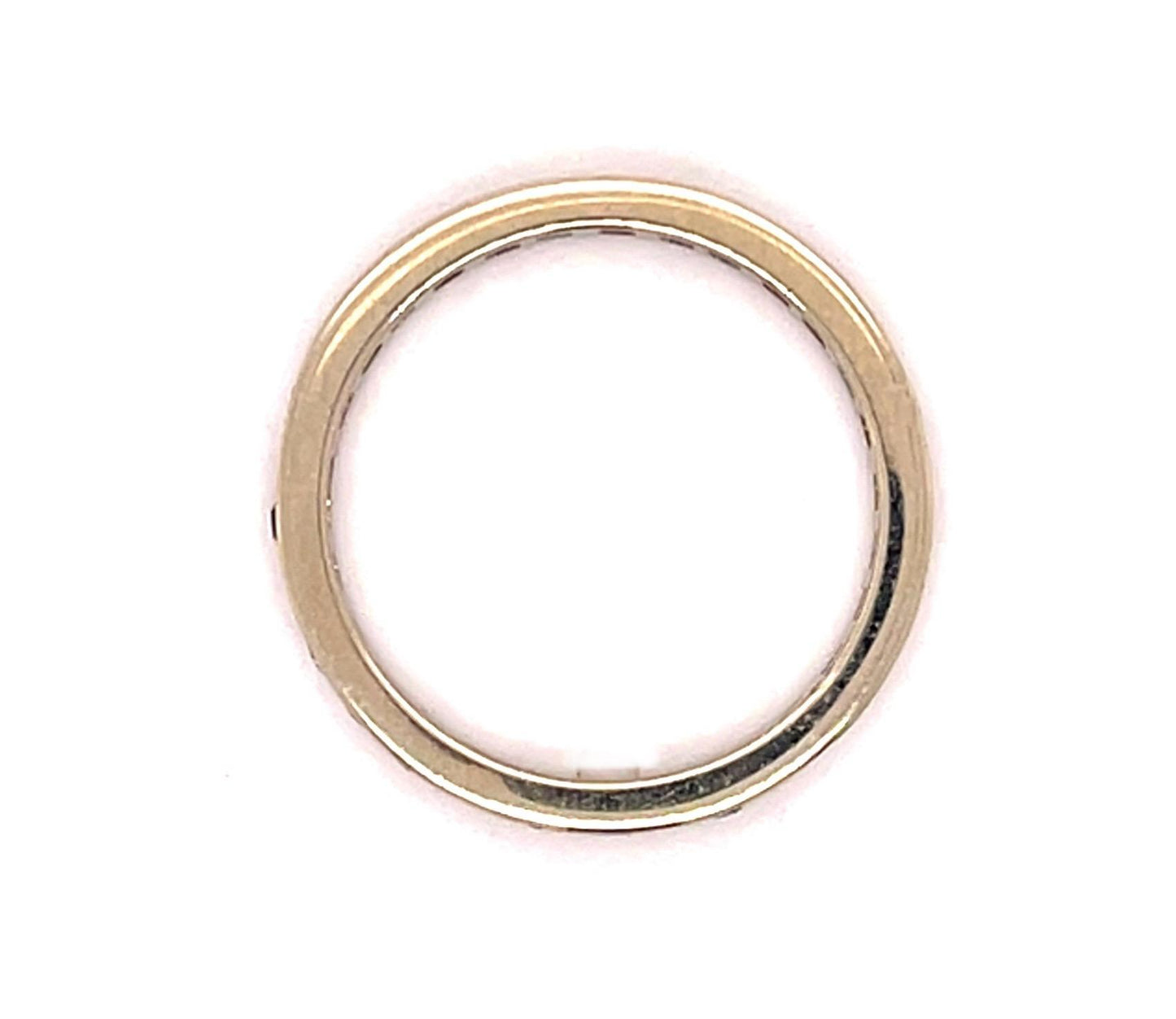 1.25ct Multi color Gemstone 14KW Gold Eternity Band Ring
