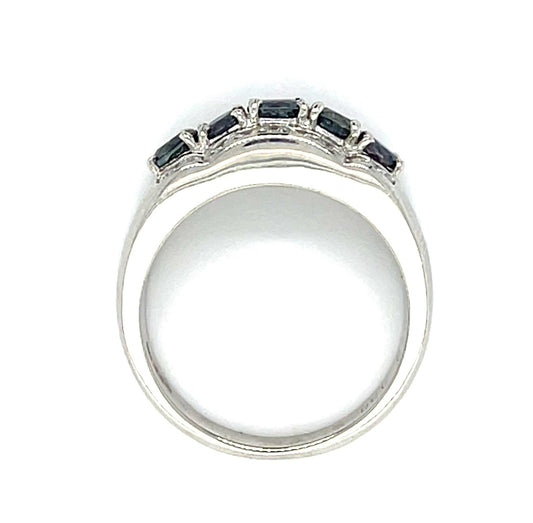 .76ct Alexandrite .30ct Diamond Platinum Ring 8.31g