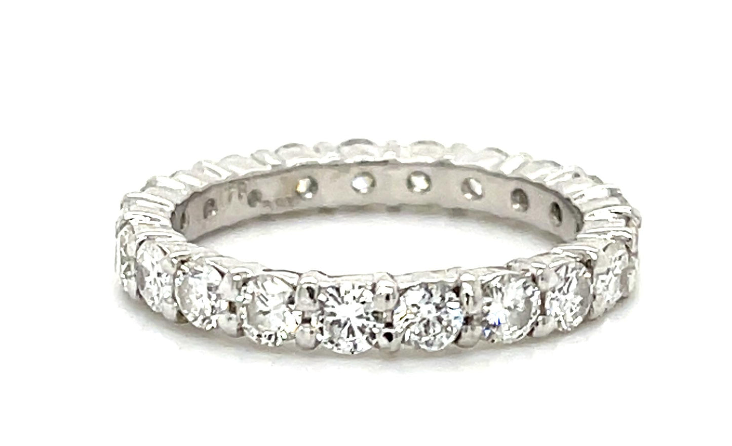 1.78ct Diamond Platinum Eternity Band Ring