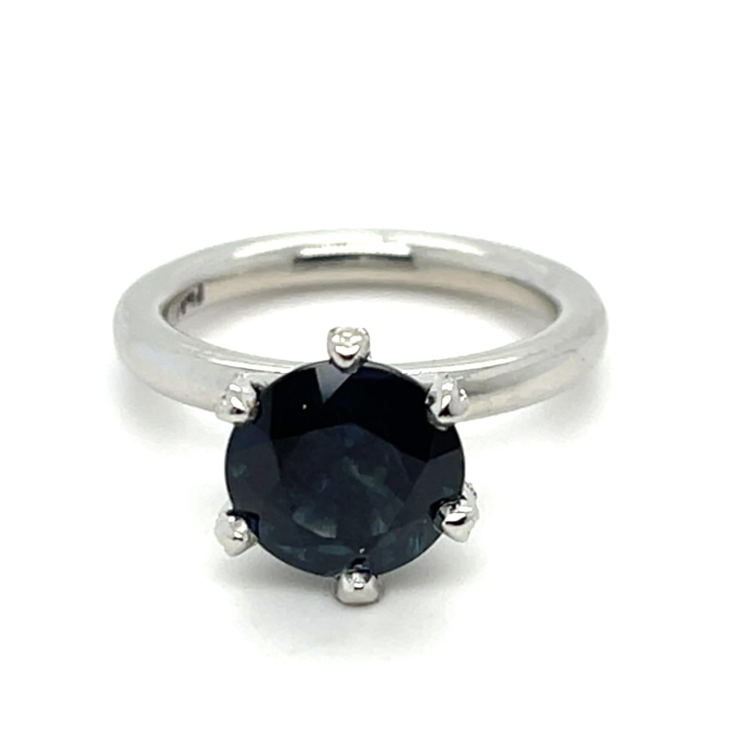 3ct Tourmaline .30ct Diamond PT Ring