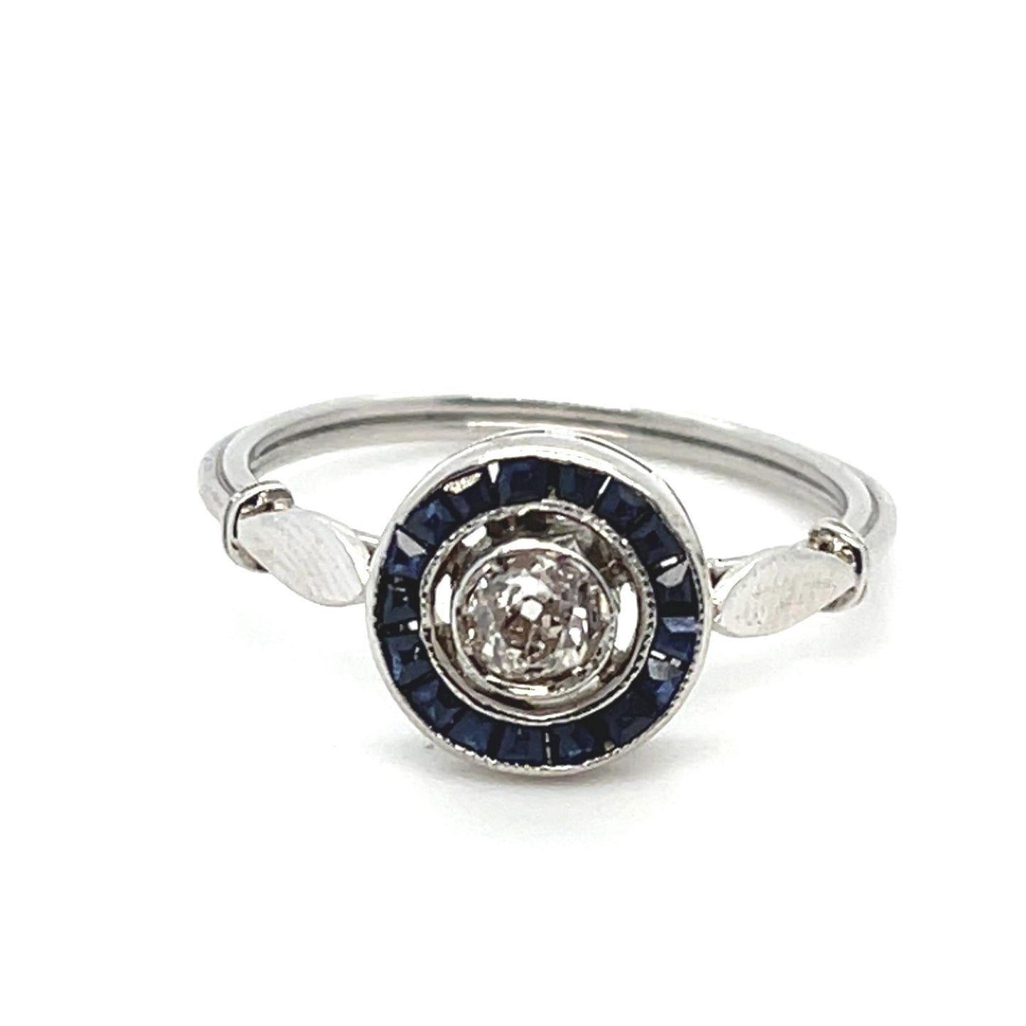.20ct Center Diamond .30ct Side Diamond PT Ring