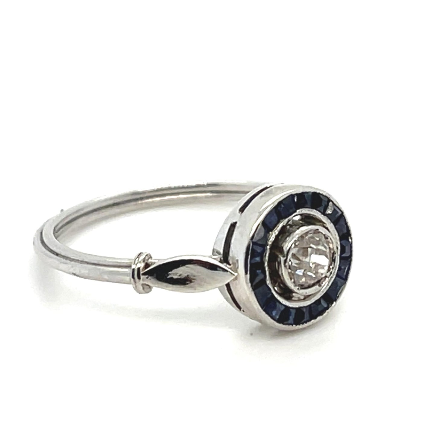 .20ct Center Diamond .30ct Side Diamond PT Ring
