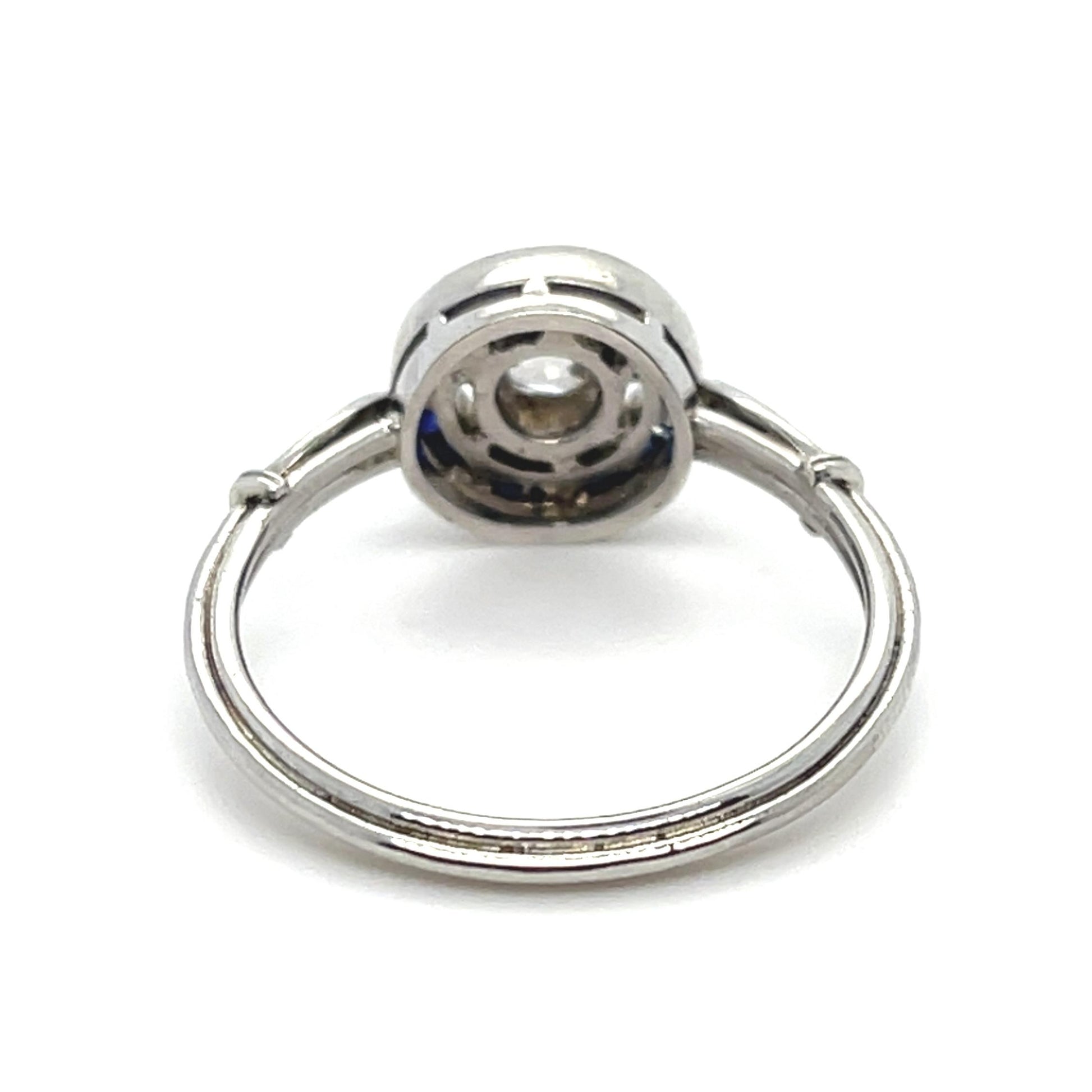 .20ct Center Diamond .30ct Side Diamond PT Ring
