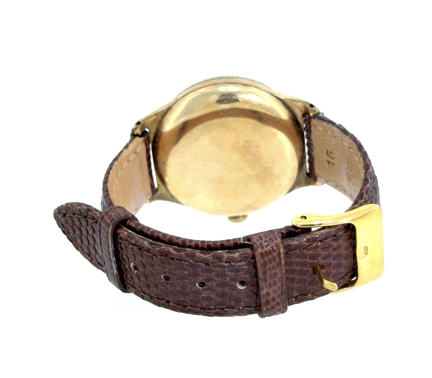 Vintage 1940s Lord Elgin Manual Gold Filled Engraved Bezel White Watch