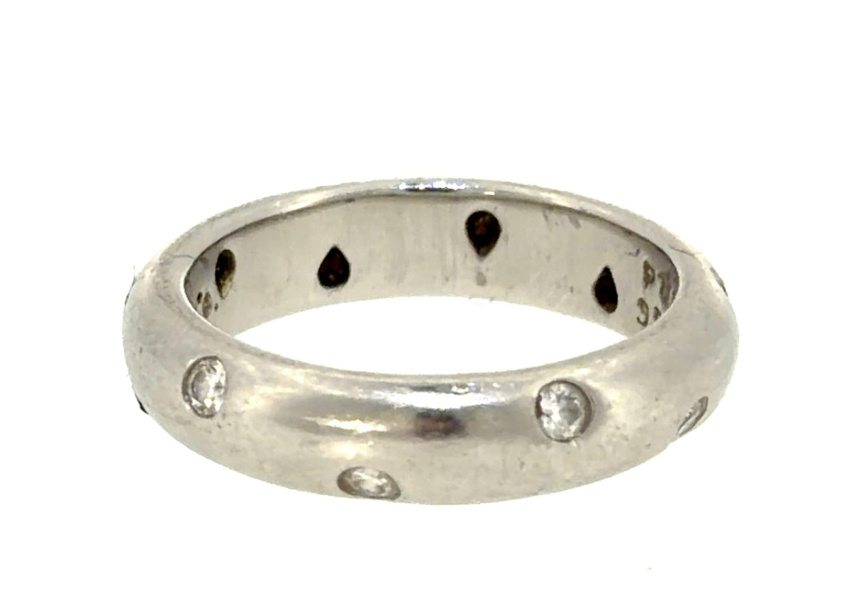 TIFFANY & CO. Platinum .25ct Diamond Band Ring