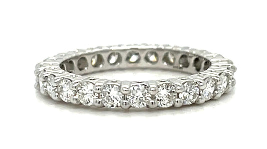 2.20ct Diamond Band 8 Size 3.77g