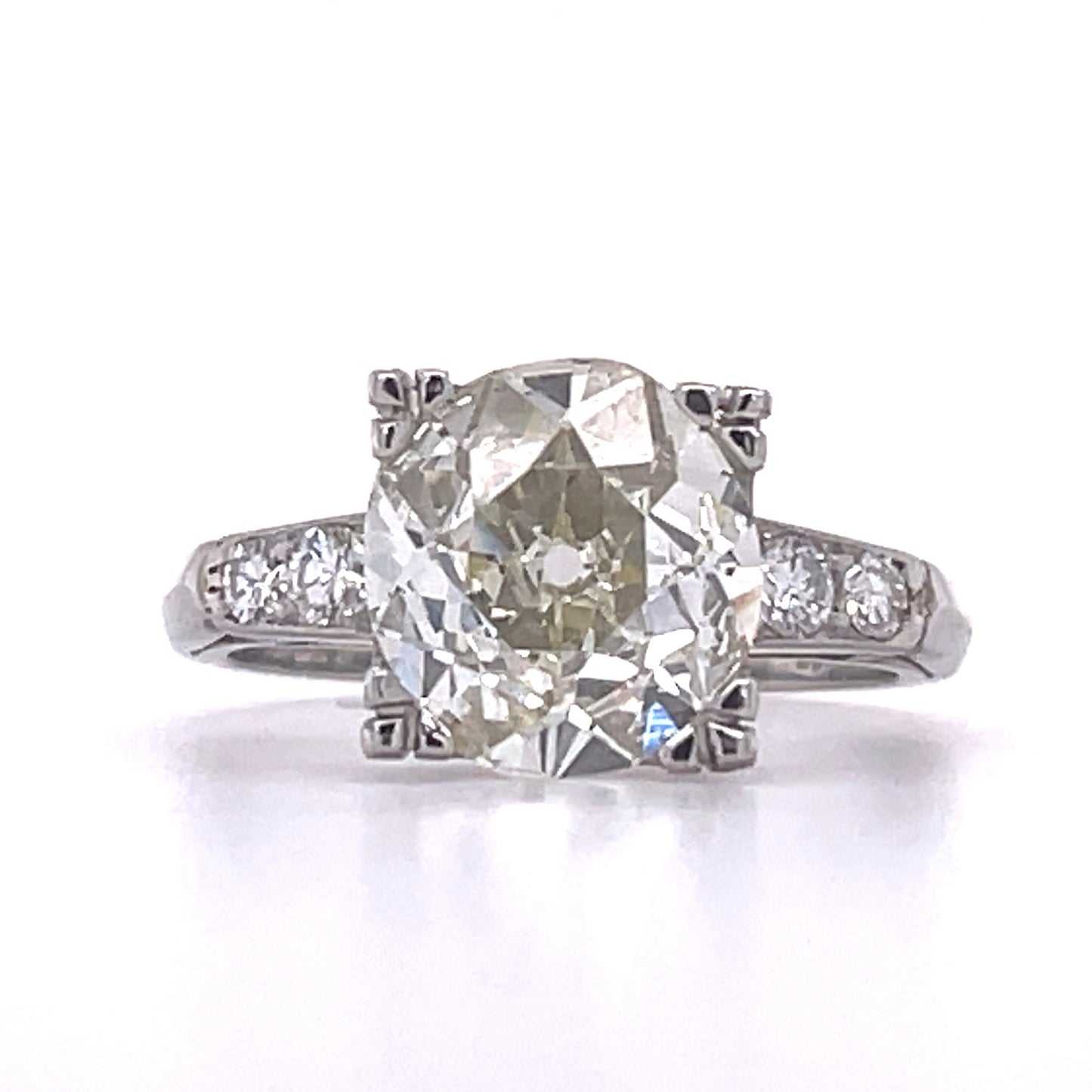 1940s Diamond 2.58ct Ring