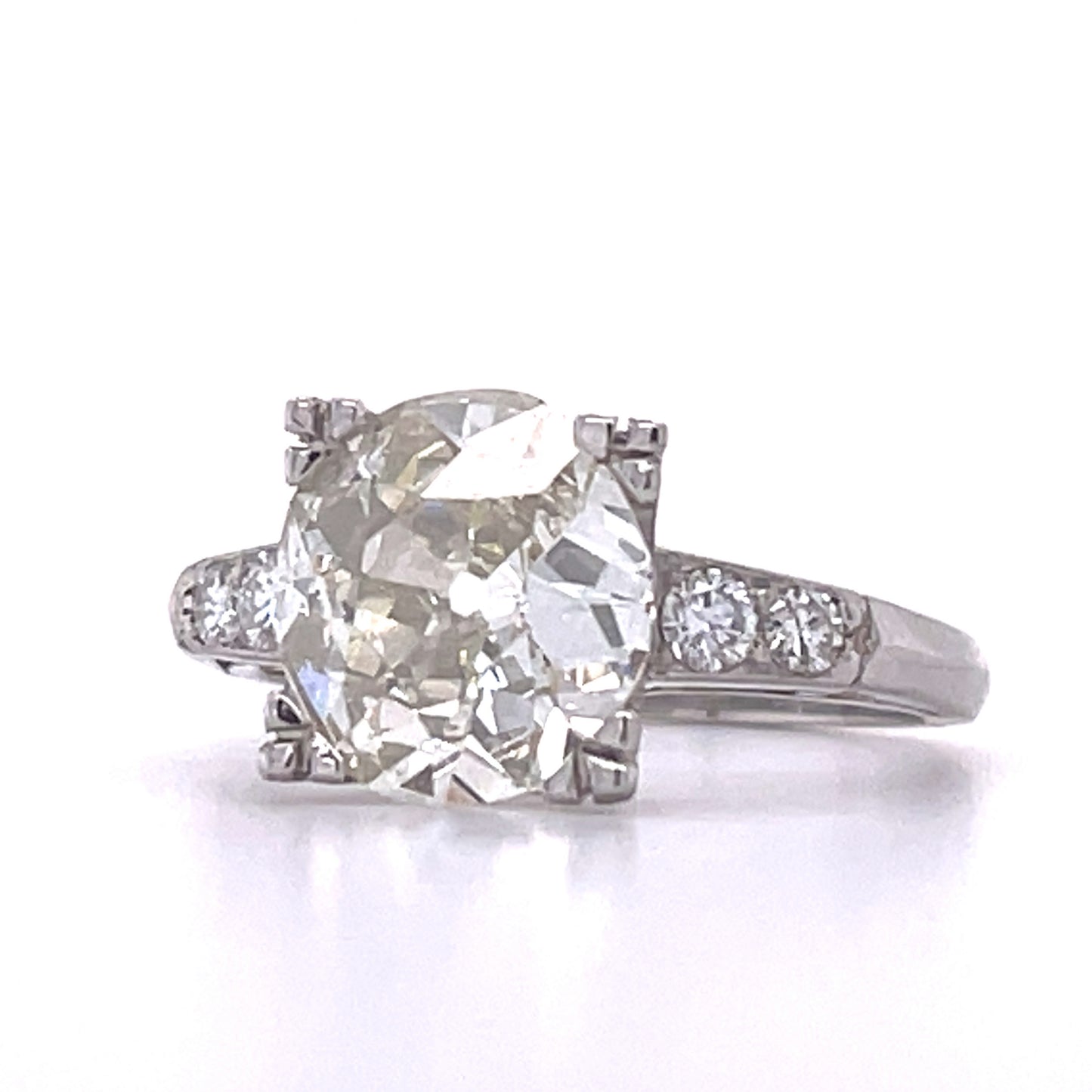 1940s Diamond 2.58ct Ring