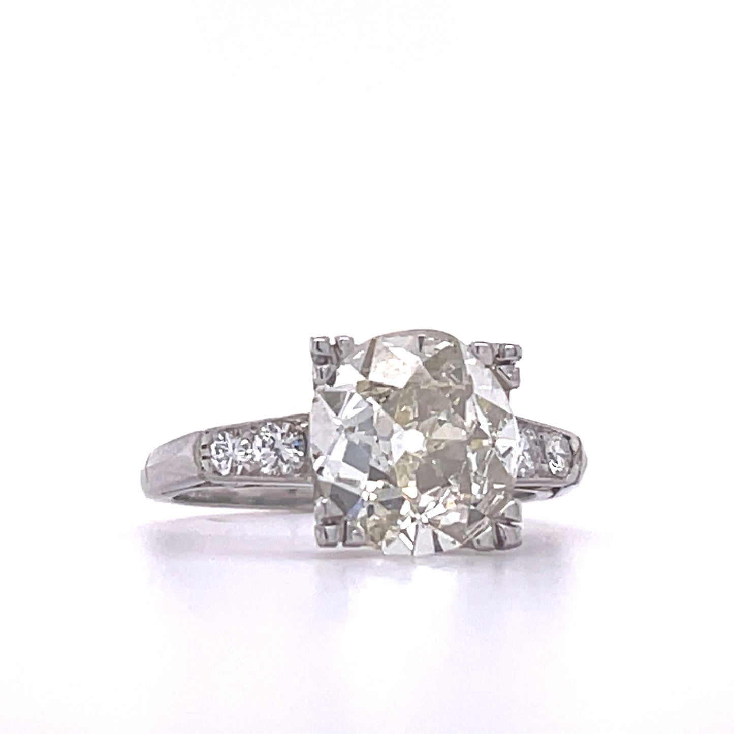 1940s Diamond 2.58ct Ring