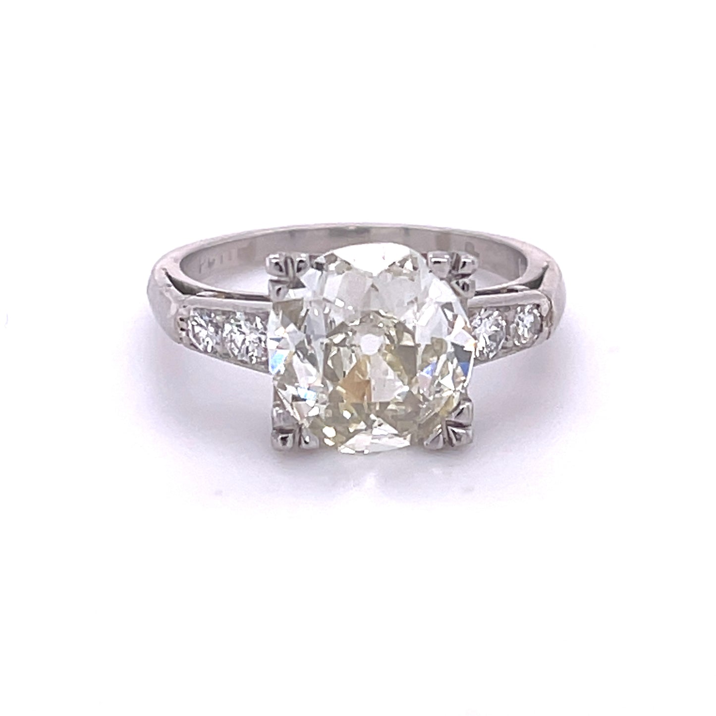 1940s Diamond 2.58ct Ring