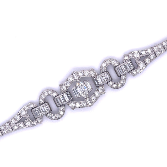 Art Deco Diamond Antique Bracelet