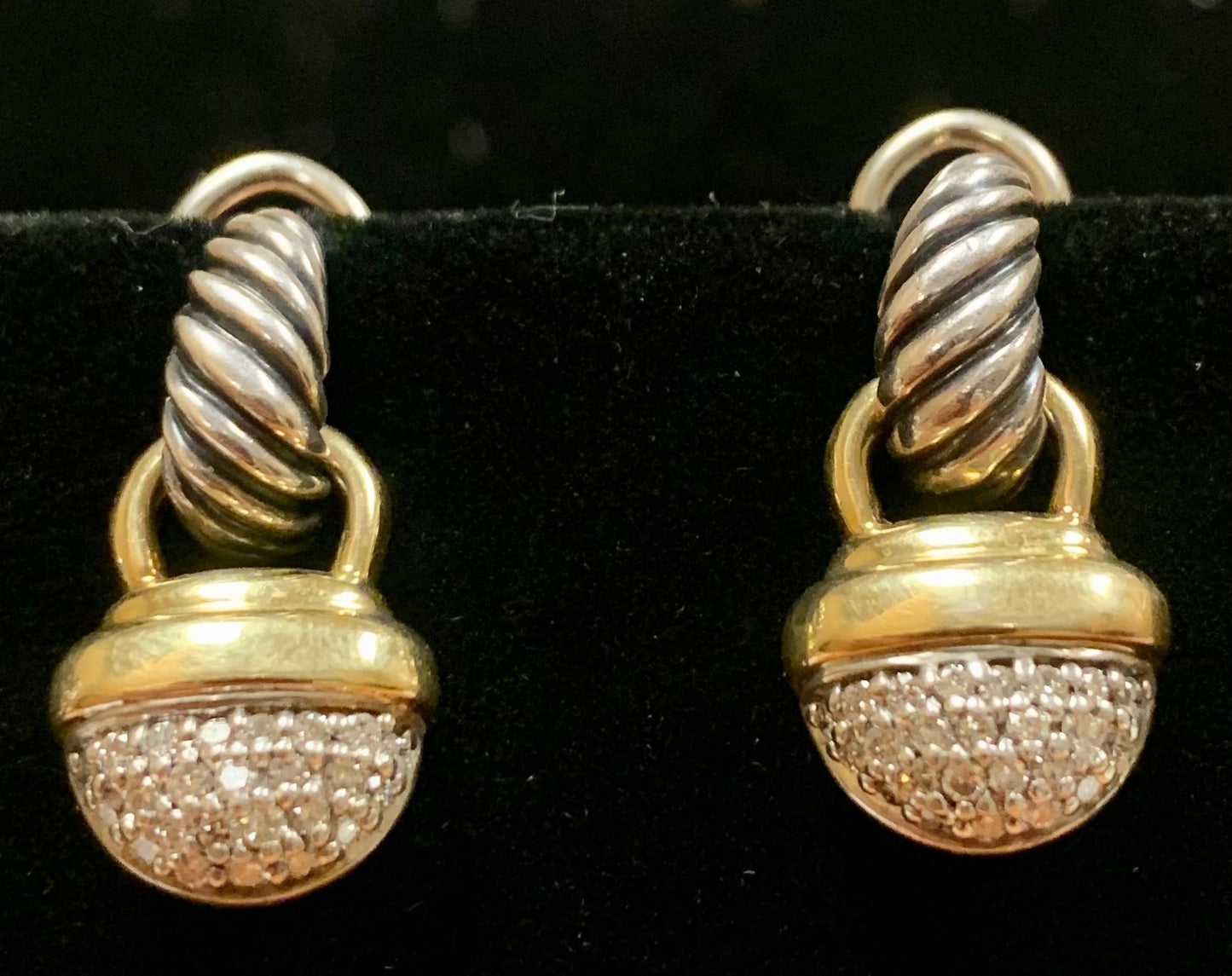 David Yurman Pavé Diamond Earrings