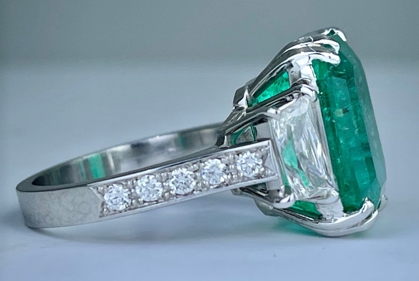 GIA Colombian Emerald 9.70ct Ring