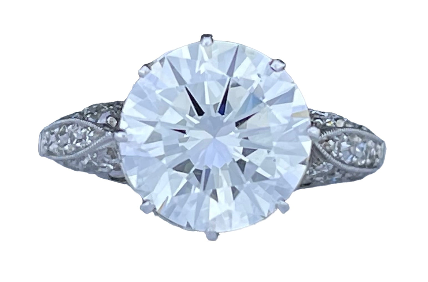 GIA H VS1 Diamond 3.37ct Ring