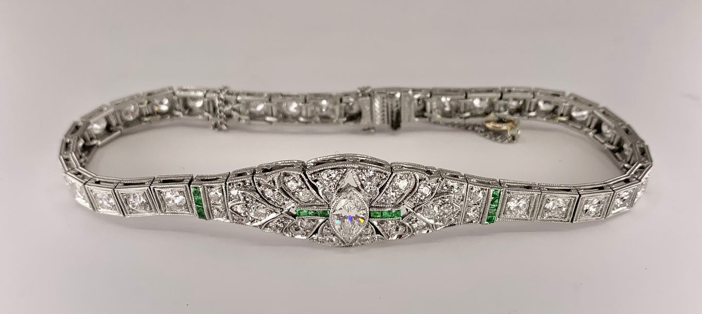 Art Deco Diamond .45ct Bracelet