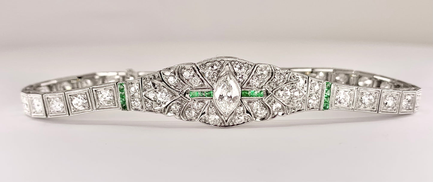 Art Deco Diamond .45ct Bracelet