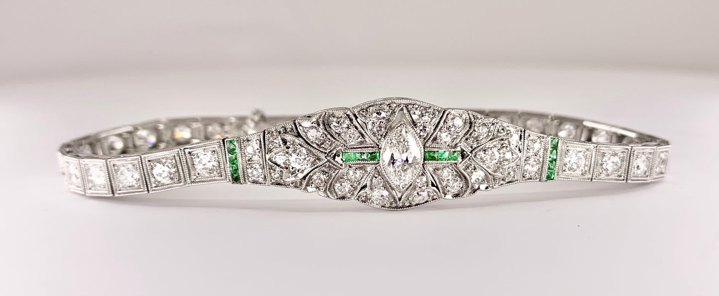 Art Deco Diamond .45ct Bracelet