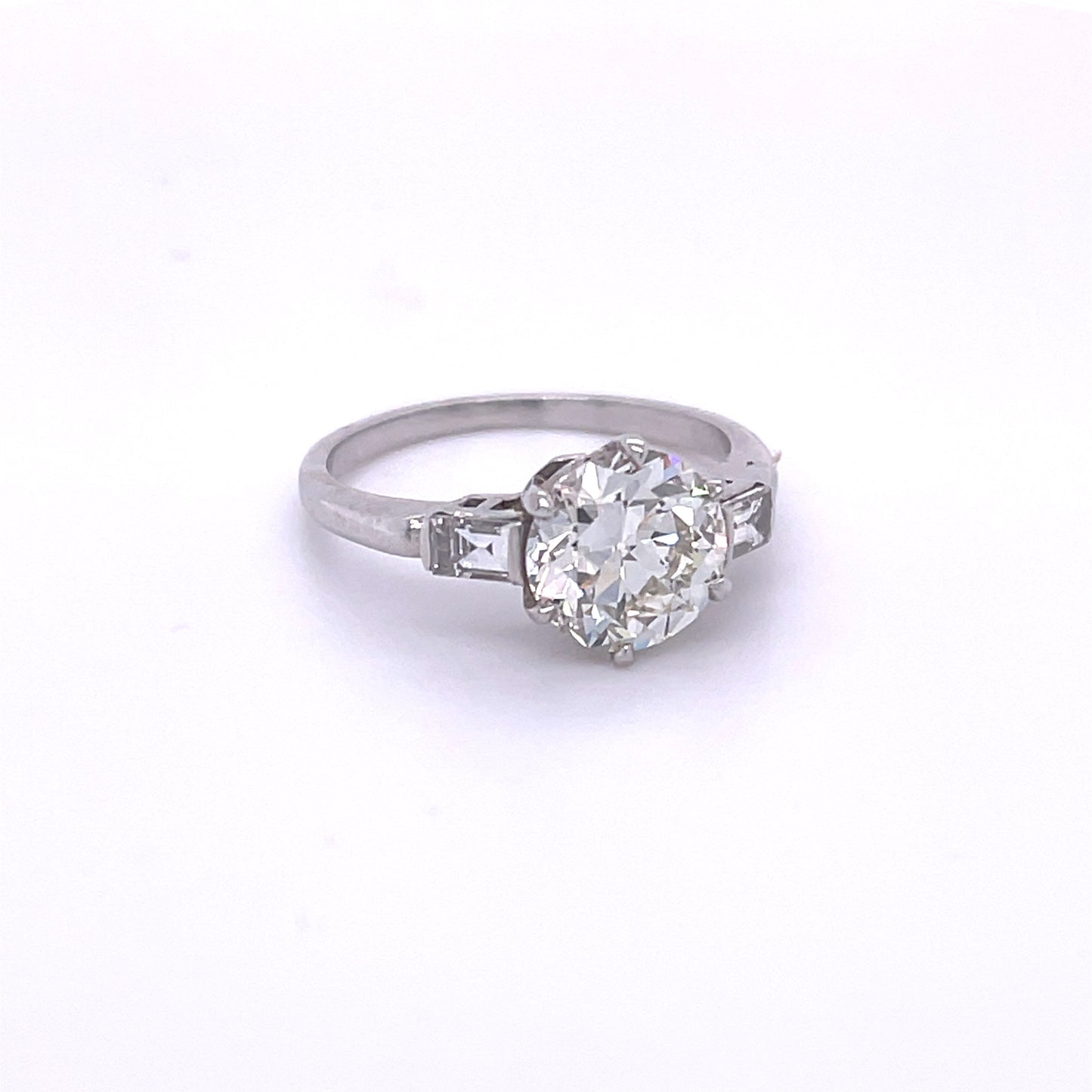 1940s Diamond 1.84ct Ring