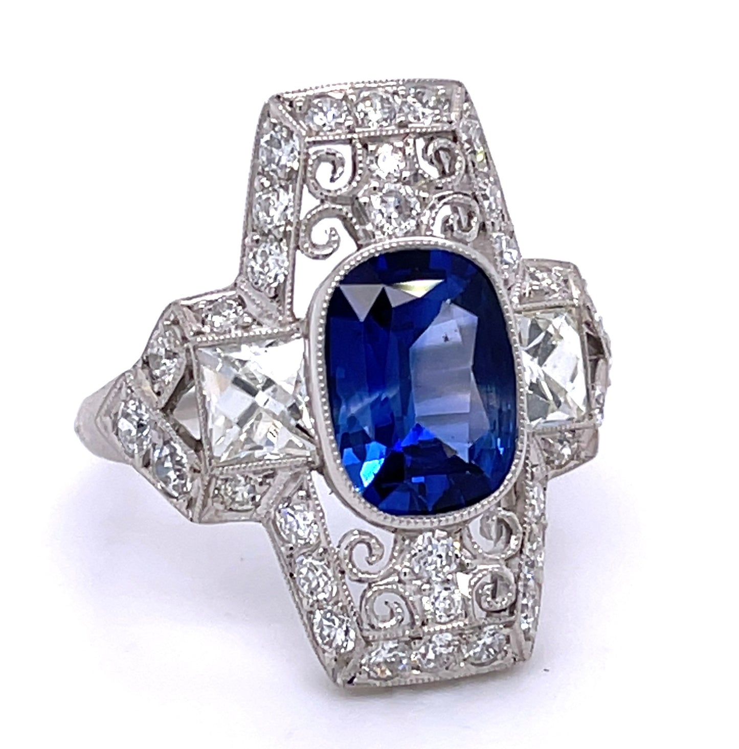 GIA Sri Lanka Sapphire 2.13ct Ring