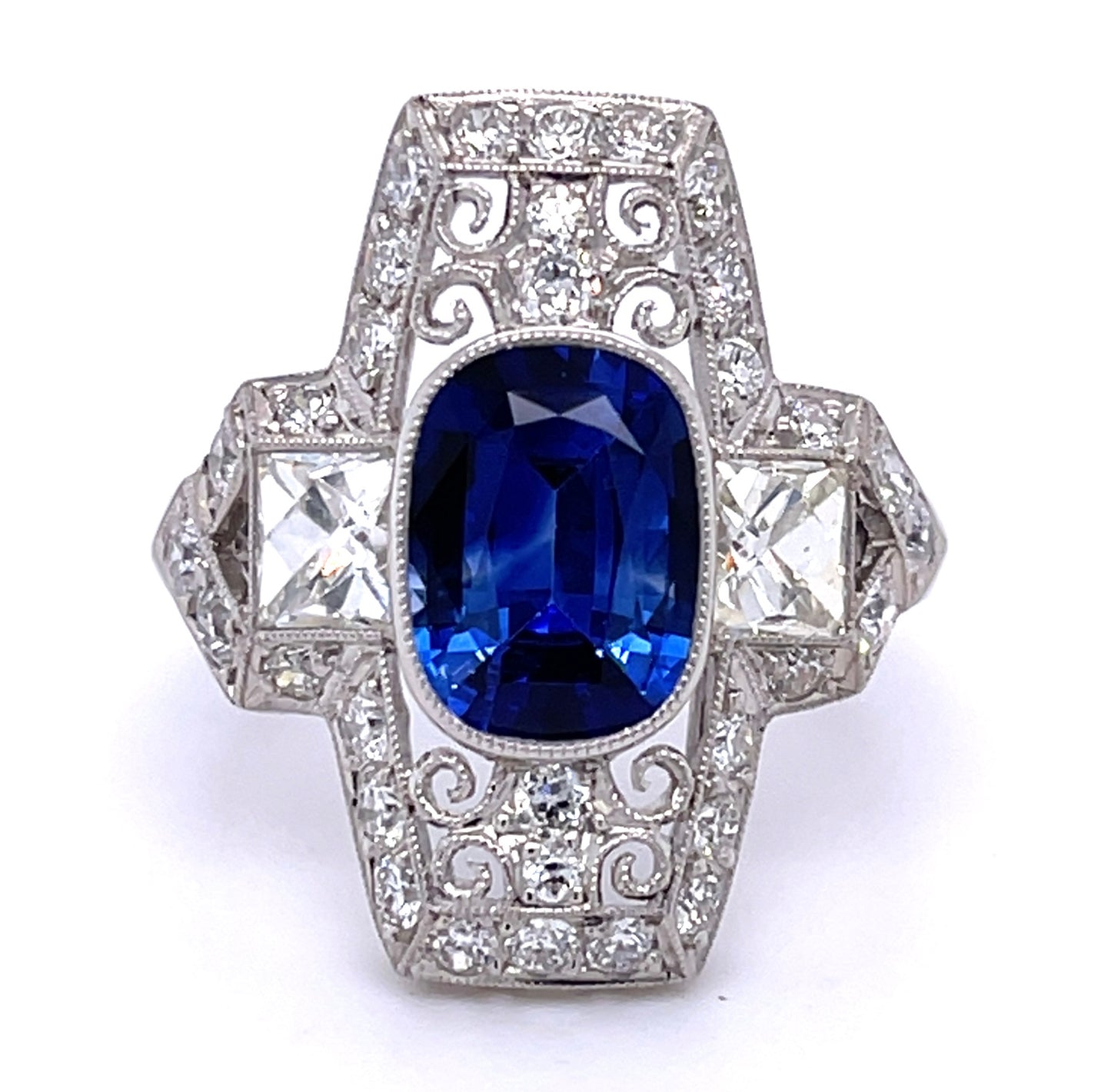 GIA Sri Lanka Sapphire 2.13ct Ring