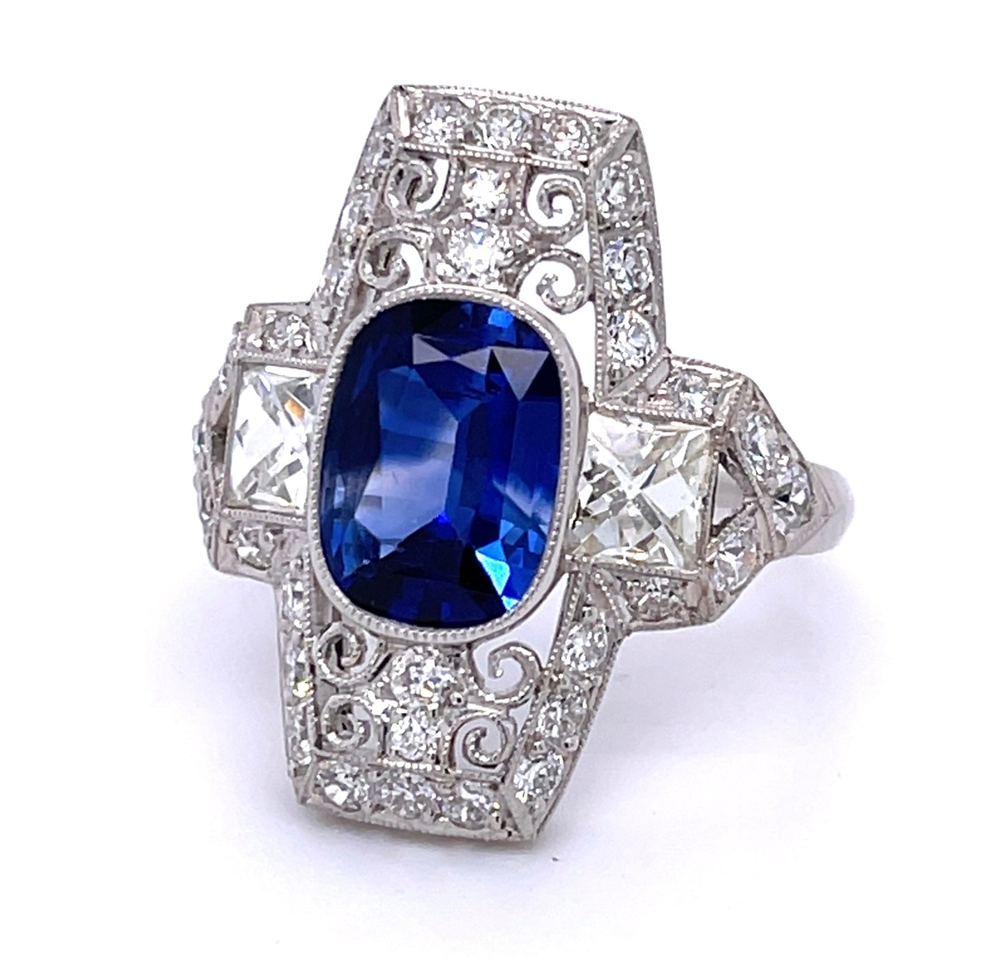 GIA Sri Lanka Sapphire 2.13ct Ring