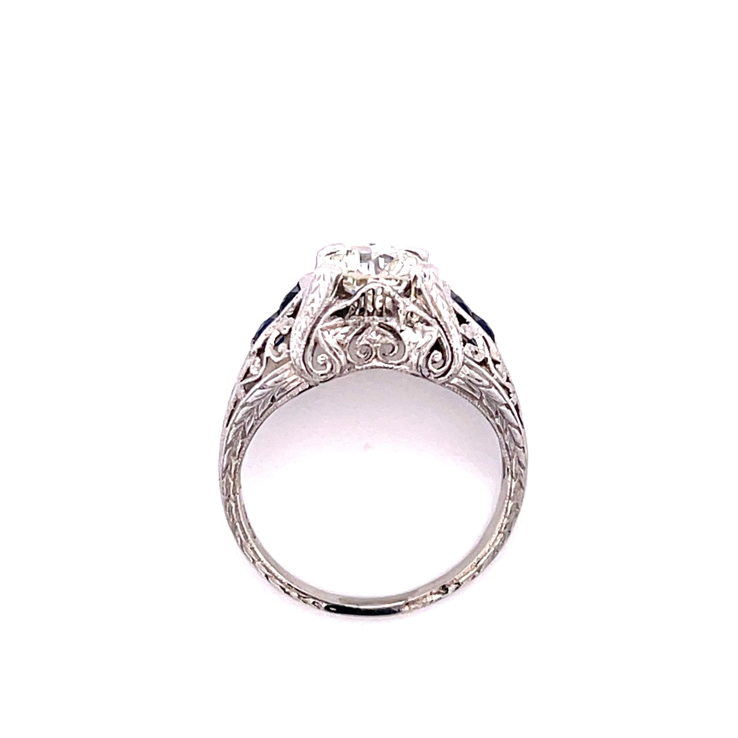 Diamond 1.35ct Art Deco Ring