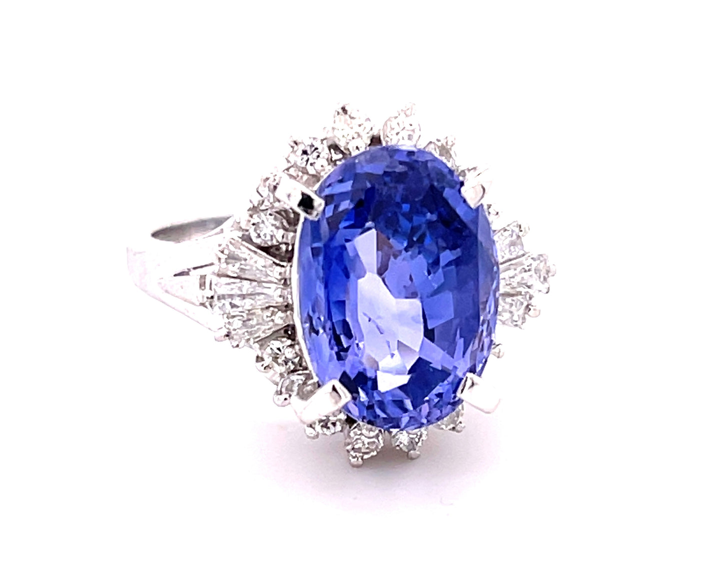 Purple Sapphire 6.71ct Ring