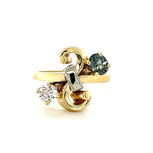 .49ct Alexandrite and Diamond 1930s Ring