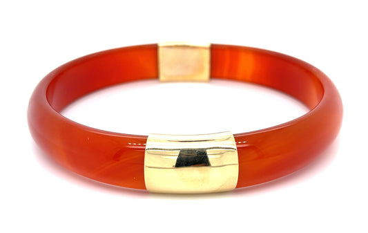 Agate Bangle Bracelet