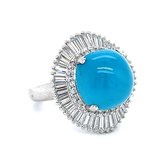 7.50ct Turquoise Ballerina Ring