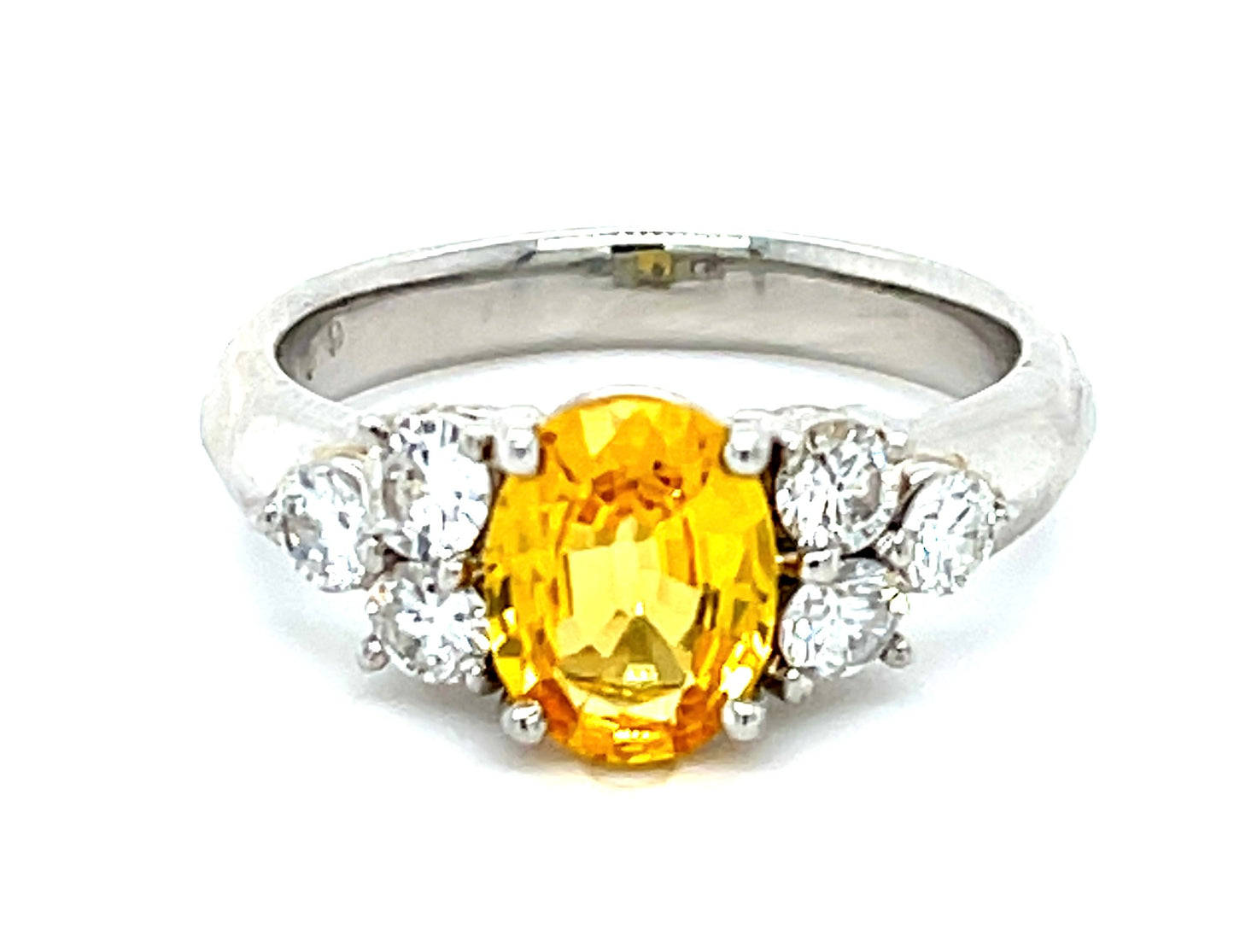 1.39ct Yellow Sapphire Ring