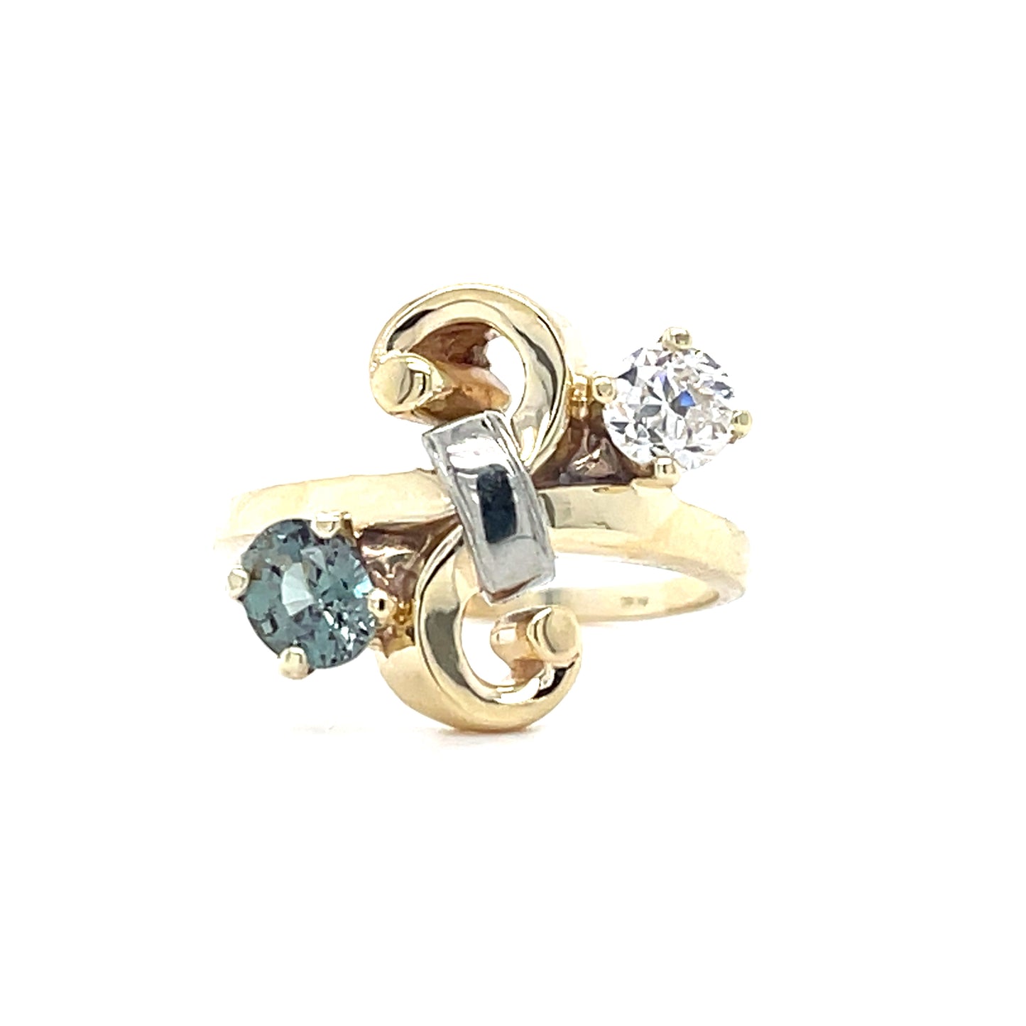 .49ct Alexandrite and Diamond 1930s Ring