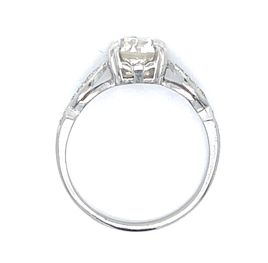 1.32ct Diamond Art Deco Ring