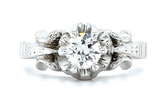 .45ct Old European Cut Diamond Ring
